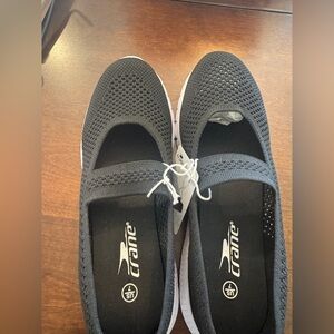 Crane Women's Black Slip-On Shoes. New in box